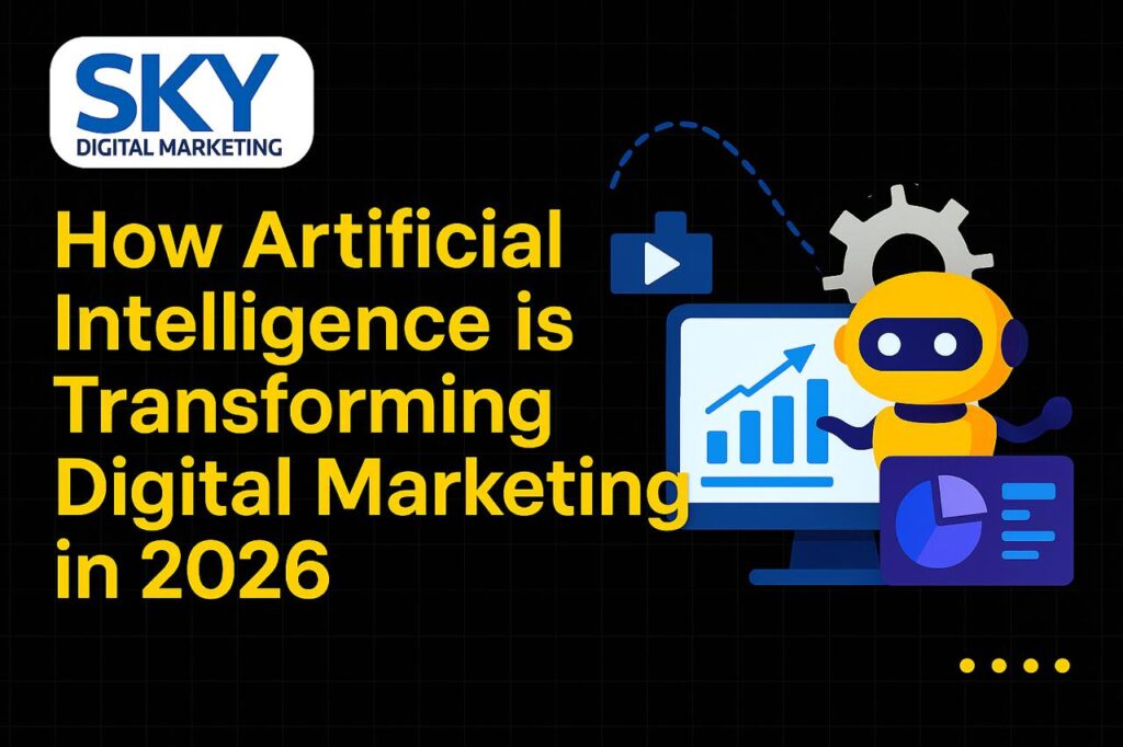 How artificial intelligence in digital marketing is transforming strategies in 2026 with automation, analytics, and AI-powered tools.