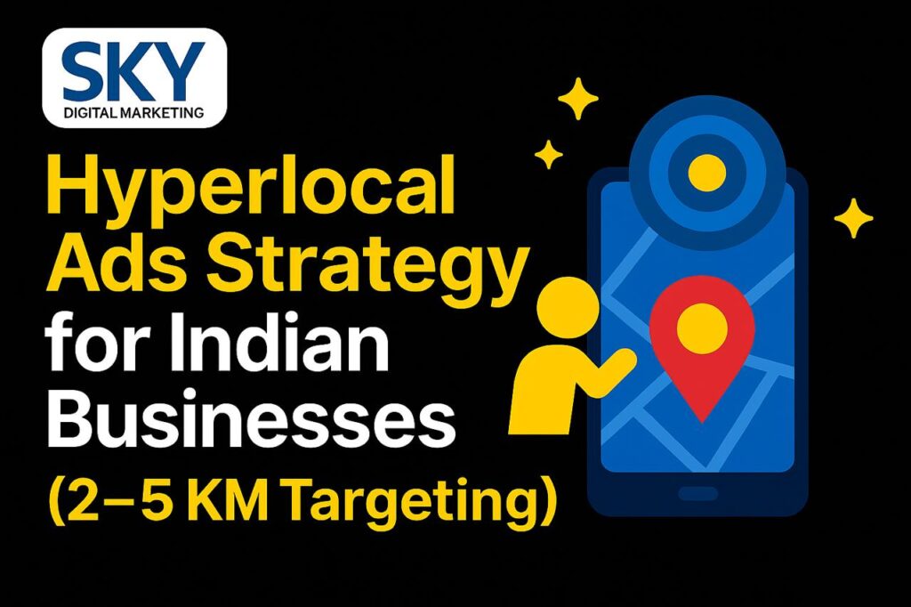Hyperlocal ads strategy for Indian businesses – location based marketing India (2–5 KM targeting)